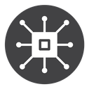 Frameworks Black Filled icon