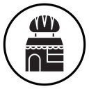 Fresh bakery pastry shop icon