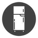Fridge Black Filled icon