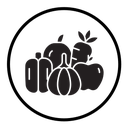Fruits and vegetables icon