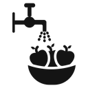 Fruits Washing icon