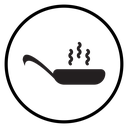 Frying pan icon