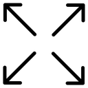 Full Size Corner Arrows icon