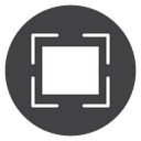 Fullscreen Window Black Filled icon