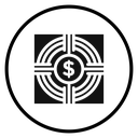 Funds hunting Black Filled icon