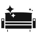 Furniture dry cleaning icon