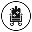 Furniture dry cleaning icon