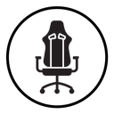 Gaming armchair icon