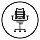 Gaming armchair icon