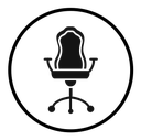 Gaming chair icon