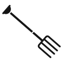 Garden fork icon