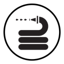 Garden hose icon