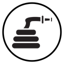Garden hose icon