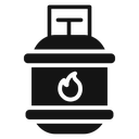 Gas cylinder icon