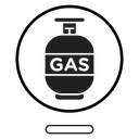 Gas cylinders icon