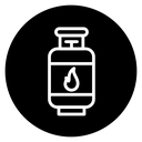 Gas cylinders icon