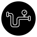 Gas pipe icon