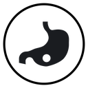 Gastritis Black Filled icon