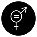 Gender equality icon