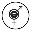 Gender equality icon