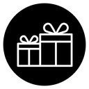 Gift boxes icon