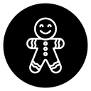 Gingerbread man 2 icon