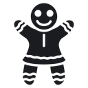 Gingerbread man 3 icon