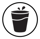 Glass of water icon