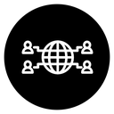 Global network icon