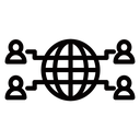 Global network icon