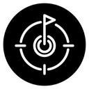 Goal setting icon