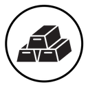 Gold bars icon