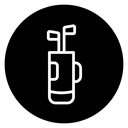 Golf bag icon