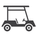 Golf cart 2 3 icon
