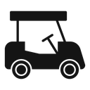Golf cart icon