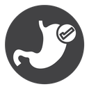 Good digestion Black Filled icon