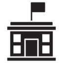 Government building icon
