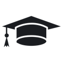 Graduation cap 6 icon
