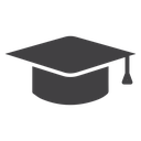 Graduation cap 7 icon