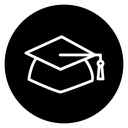 Graduation cap icon