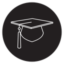 Graduation cap icon