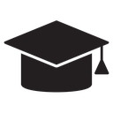 Graduation cap icon