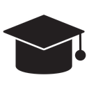 Graduation cap icon
