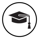 Graduation cap icon