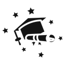 Graduation ceremony icon