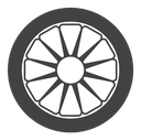 Grapefruit Black Filled icon