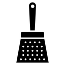 Grater Black Filled icon
