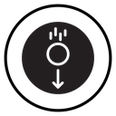 Gravity Black Filled icon
