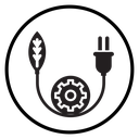 Green energy icon