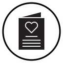 Greeting card icon